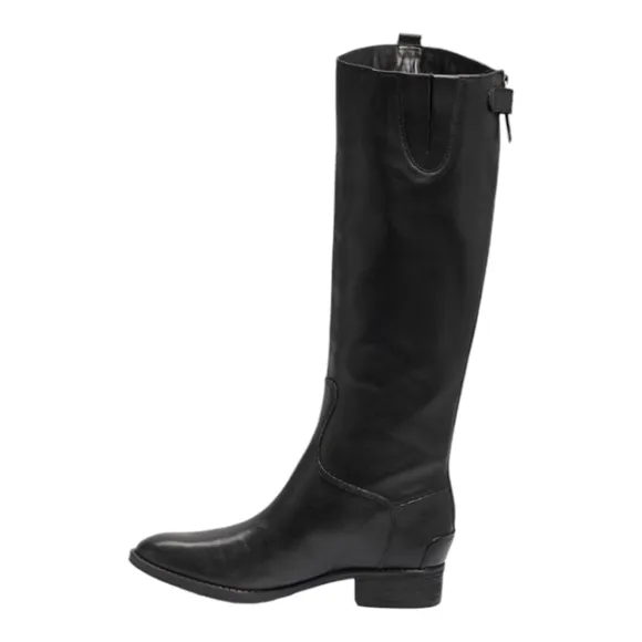 Sam Edelman Penny 2 Wide Calf Black butter soft Riding Boots size 7.5 NEW