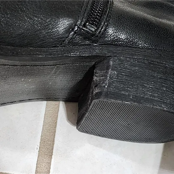 Sam Edelman Petty black leather ankle boots Booties Women's size 7