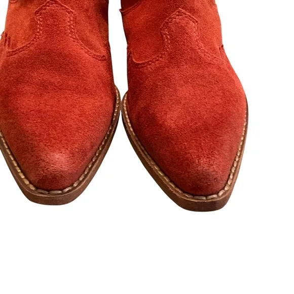 SAM EDELMAN Winona Suede Leather Boots, Sz 6.5