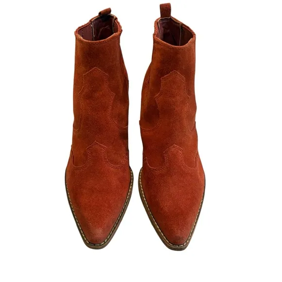 SAM EDELMAN Winona Suede Leather Boots, Sz 6.5