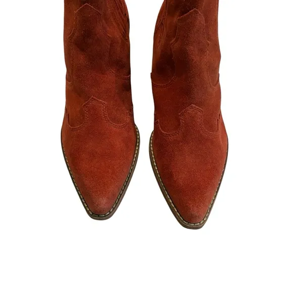 SAM EDELMAN Winona Suede Leather Boots, Sz 6.5
