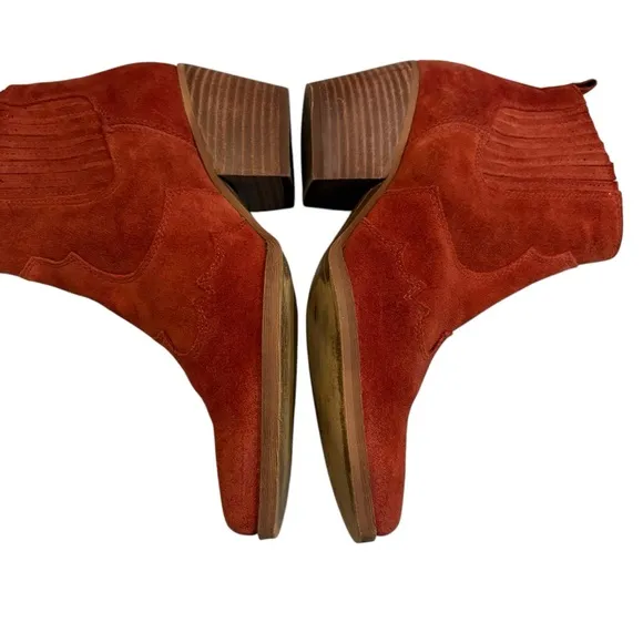 SAM EDELMAN Winona Suede Leather Boots, Sz 6.5