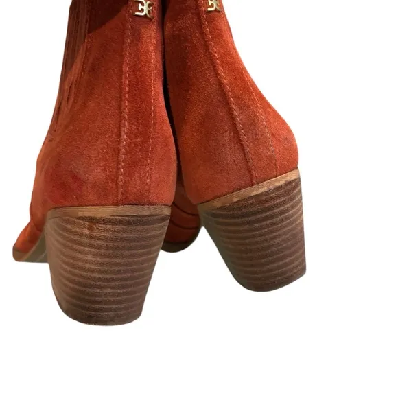 SAM EDELMAN Winona Suede Leather Boots, Sz 6.5