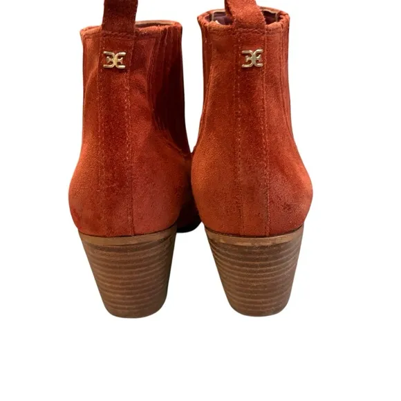 SAM EDELMAN Winona Suede Leather Boots, Sz 6.5