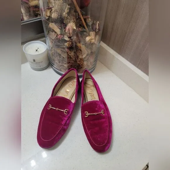 Sam Edelman Horsebit Suede Pink Loafer 6.5