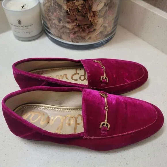 Sam Edelman Horsebit Suede Pink Loafer 6.5