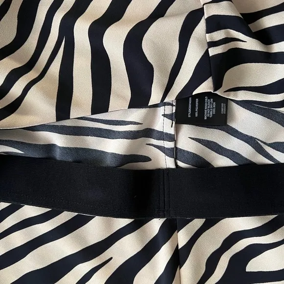 Sanctuary Bias Cut Everyday New Romantic Zebra Print Midi Skirt