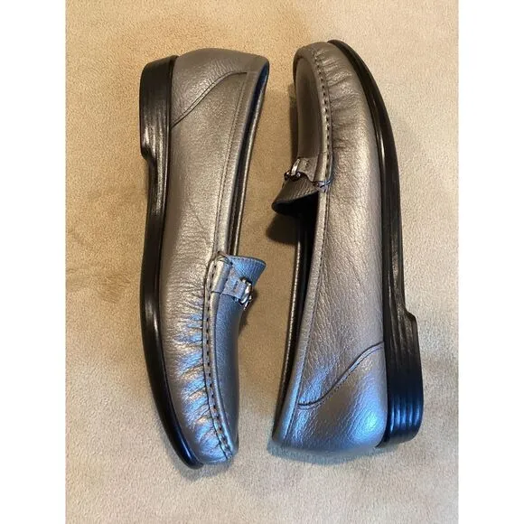 SAS Metro - Leather Loafer in Pewter, Women's Size 11