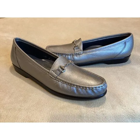 SAS Metro - Leather Loafer in Pewter, Women's Size 11