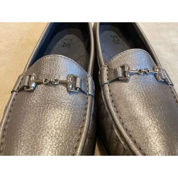 SAS Metro - Leather Loafer in Pewter, Women's Size 11