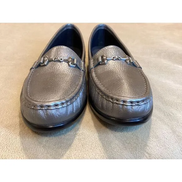 SAS Metro - Leather Loafer in Pewter, Women's Size 11