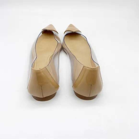 SCHUTZ Clearly Vinyl Flats Nude