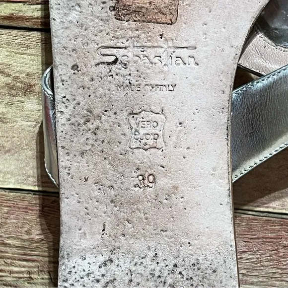 Sebastian Big Jeweled Thong Sandals