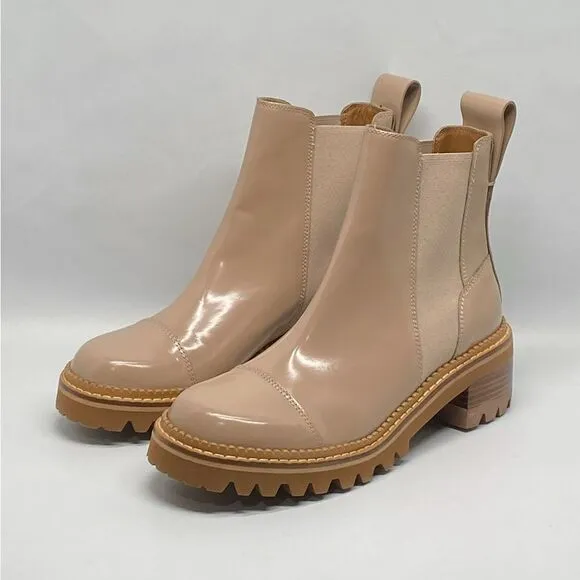 See by Chloe Mallory Leather Chelsea Boots size 38