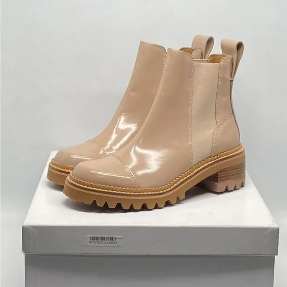 See by Chloe Mallory Leather Chelsea Boots size 38