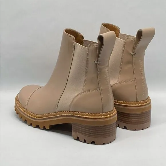 See by Chloe Mallory Leather Chelsea Boots size 38