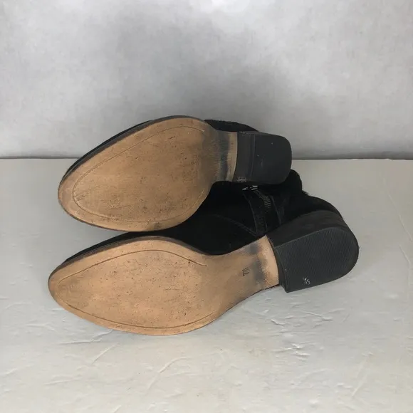 Seychelles Lucky Penny pony hair booties in black