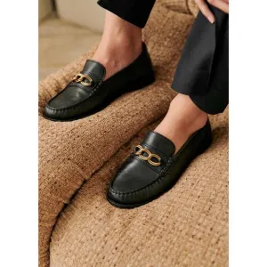 Sezane Vicky Loafers Shoes - 36 - Black Uni