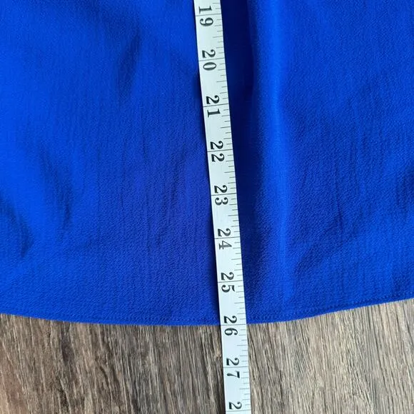 Show Me Your Mumu Angel Mini Dress in Bright Blue Medium
