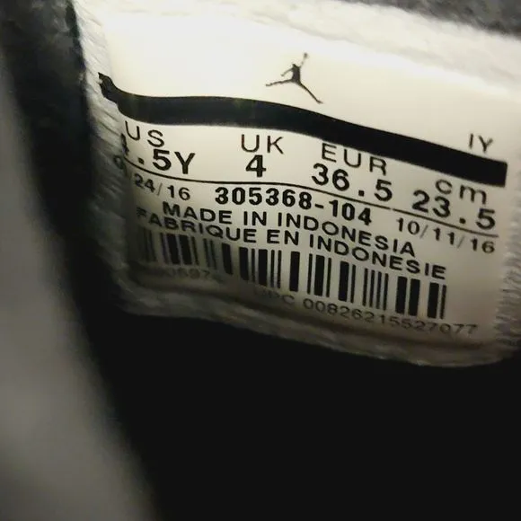Size 4.5 (GS) -‎ Jordan 8 Retro High Alternate 305368-104