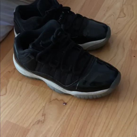 Sleek Black and White Sneakers