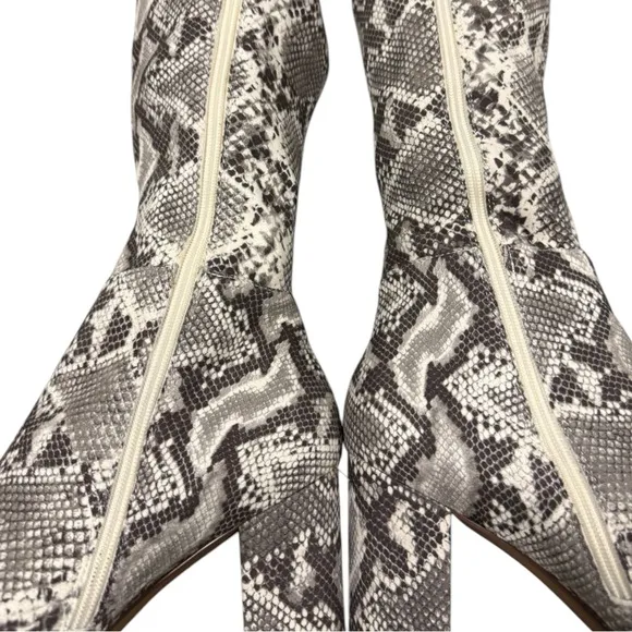 SMASH ShoesWomen's Yaya Extra Wide Calf Chunky Heels Over-The-Knee Boots - Sz 11