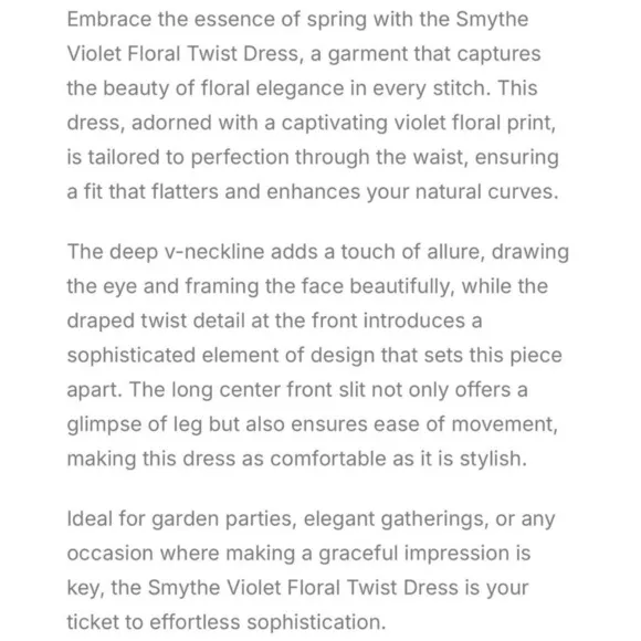 SMYTHE Floral Twist Dress