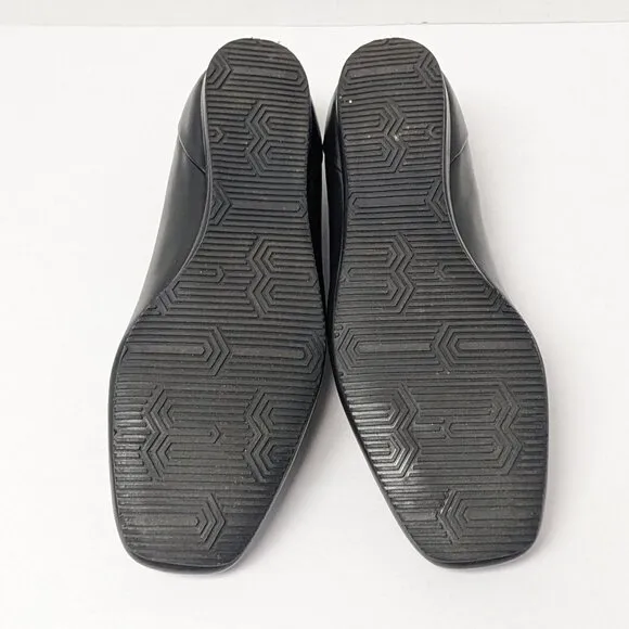 SoftWalk Vellore Slip-On Flats, Black, Women's 6.5 Wide