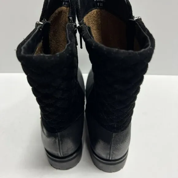 Softwalk Women's Mansfield Boot Black, Size 8.5 Wide
