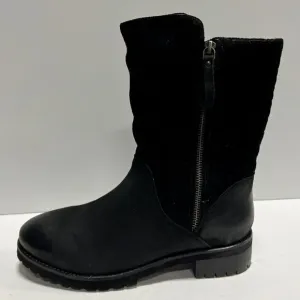 Softwalk Women's Mansfield Boot Black, Size 8.5 Wide