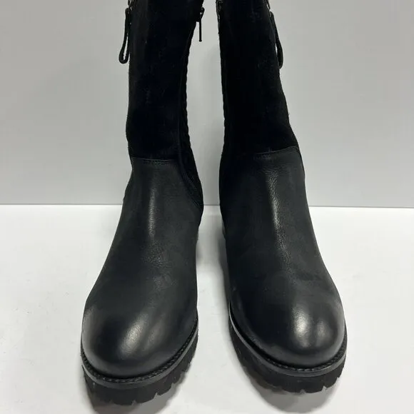 Softwalk Women's Mansfield Boot Black, Size 8.5 Wide