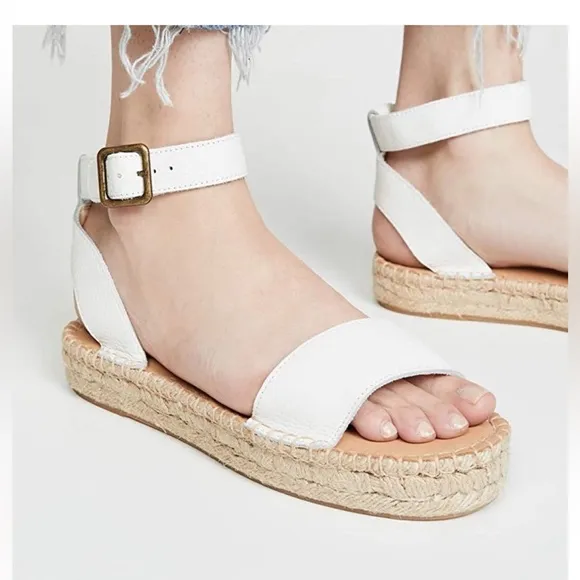 Soludos Cadiz White Espadrilles
