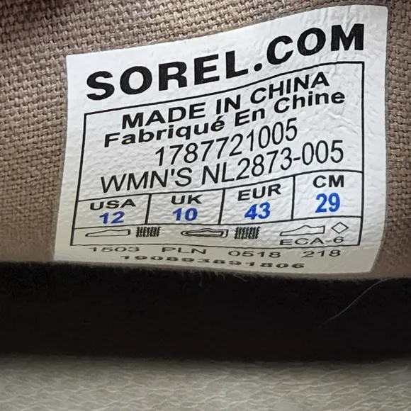 Sorel Womens Campsneak Slip On Sneaker Size 12 Loafers Flats Kettle Grey Suede