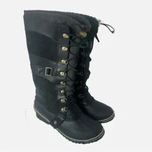 SOREL Women’s Conquest Carly Boots Snow Winter Mid Calf Waterproof Shaft 14”