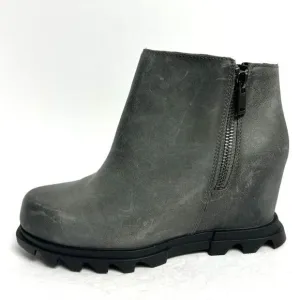 Sorel Women's Joan Of Arctic Wedge III Zip Boot Gray, Size 7.5 Wide