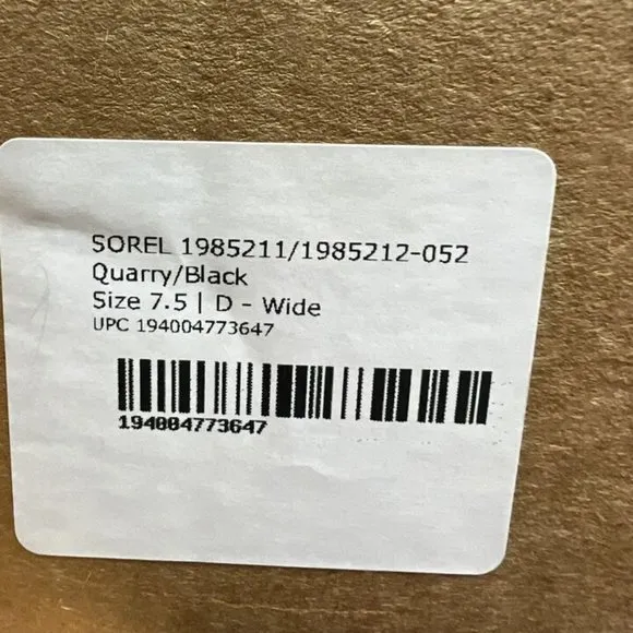 Sorel Women's Joan Of Arctic Wedge III Zip Boot Gray, Size 7.5 Wide