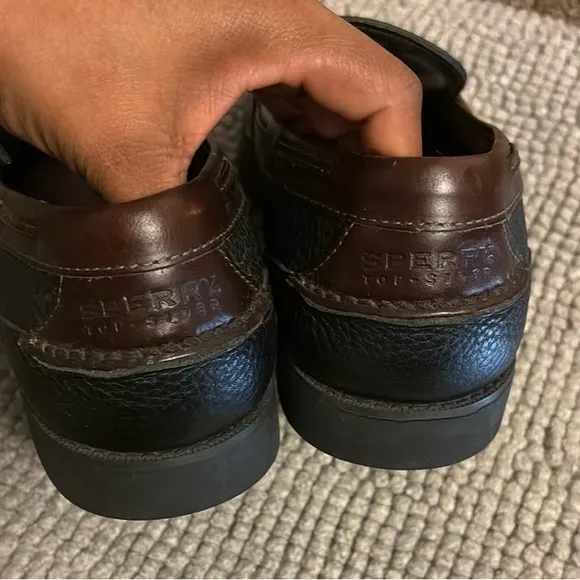 Sperry Black and Brown Loafers Slip-On Classic