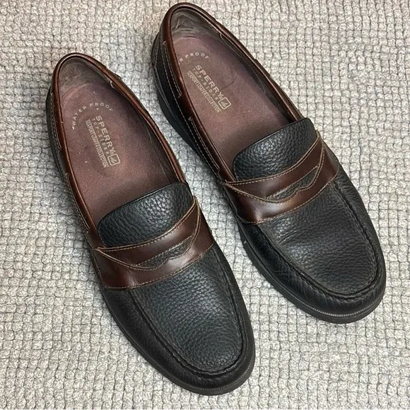 Sperry Black and Brown Loafers Slip-On Classic