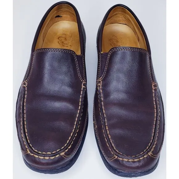 SPERRY GOLD CUP Brown Leather Loafers Boat Shoes Men's Size 9.5M #STS14717 ~VGUC