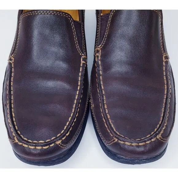 SPERRY GOLD CUP Brown Leather Loafers Boat Shoes Men's Size 9.5M #STS14717 ~VGUC