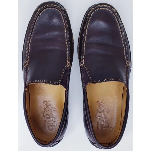 SPERRY GOLD CUP Brown Leather Loafers Boat Shoes Men's Size 9.5M #STS14717 ~VGUC