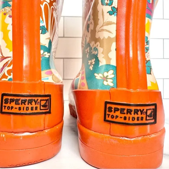 Sperry Top-Sider Patterned Rain Boots