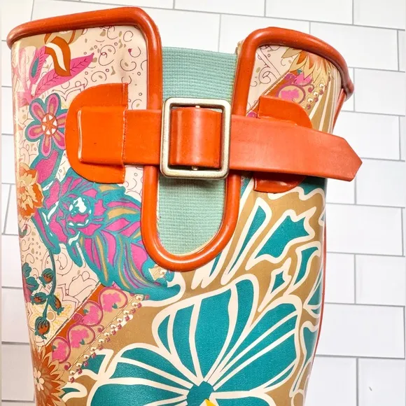 Sperry Top-Sider Patterned Rain Boots