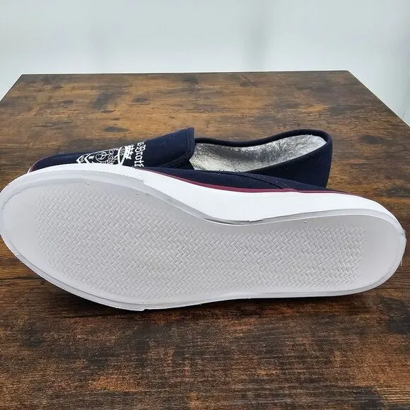 Sperry x Brooks Brothers‎ Crest Canvas Slip On Sneakers Men's Size 10.5 Navy