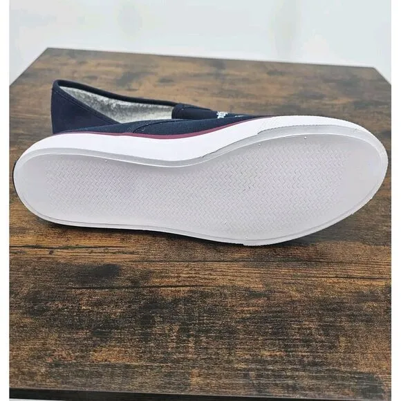 Sperry x Brooks Brothers‎ Crest Canvas Slip On Sneakers Men's Size 10.5 Navy