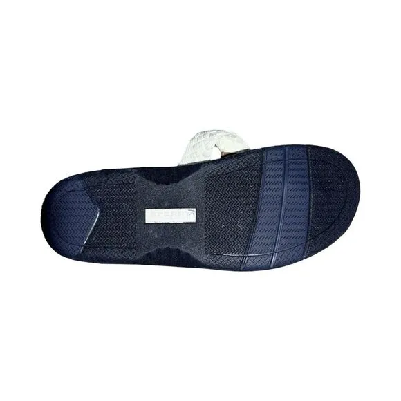 Sperry X Brooks Brothers Men’s 13 Baitfish Flip Flop Sandals Blue White