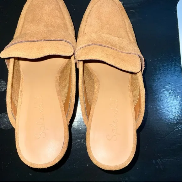 Splendid Vina Suede Clog Mule Loafers size 7.5