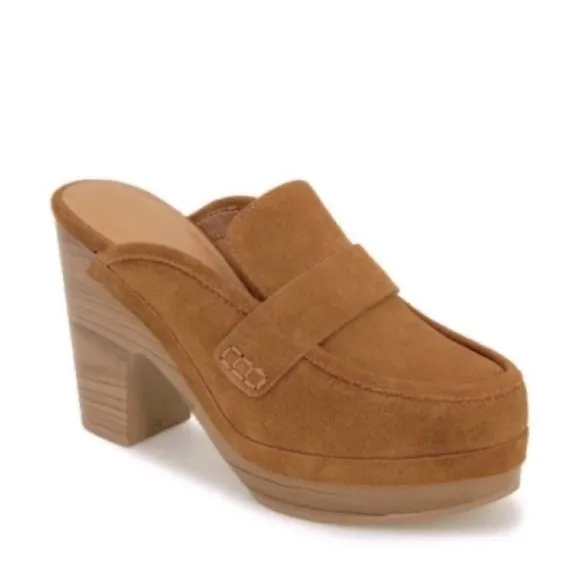 Splendid Vina Suede Clog Mule Loafers size 7.5