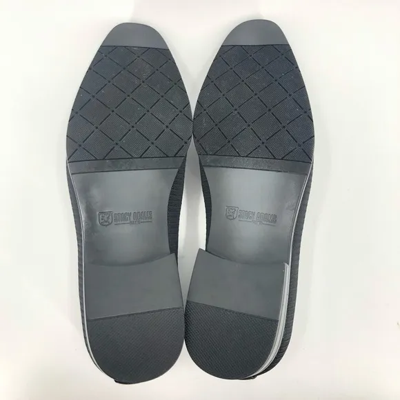 STACY ADAMS Men’s Size 12W Tazewell Black Tassel Loafers