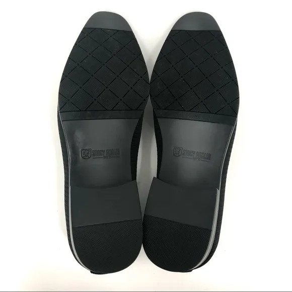 STACY ADAMS Men’s Size 12W Tazewell Black Tassel Loafers